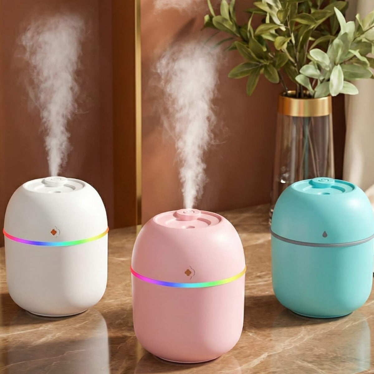 Mini Mist Humidifier in three colors