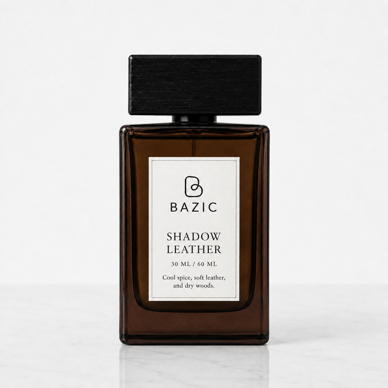 BAZIC - Shadow Leather perfume bottle
