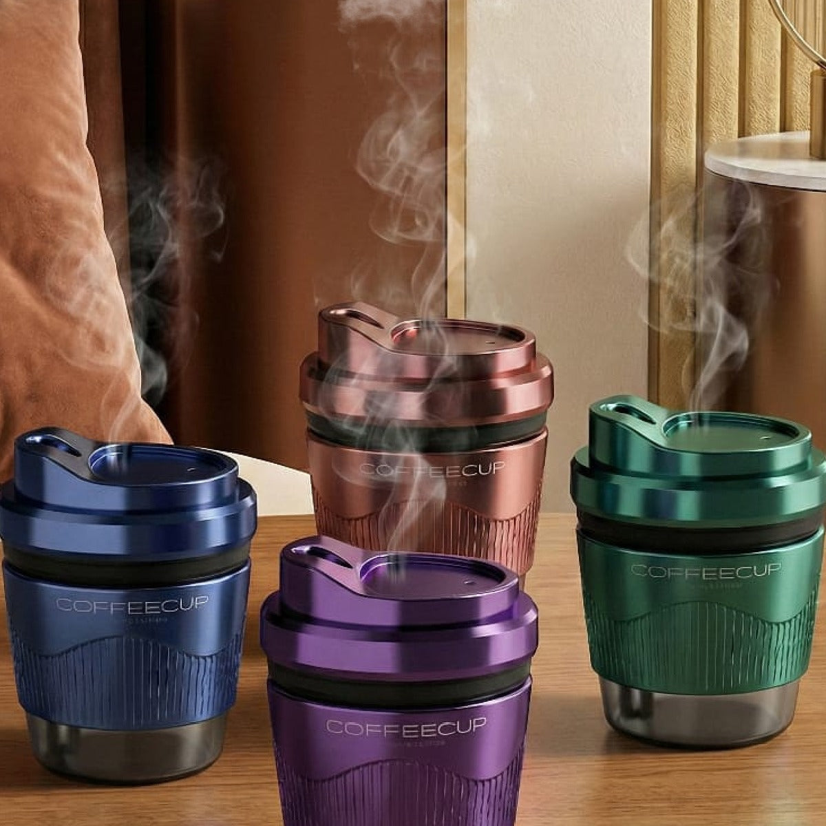 Car Cup Mist Humidifier in four colors
